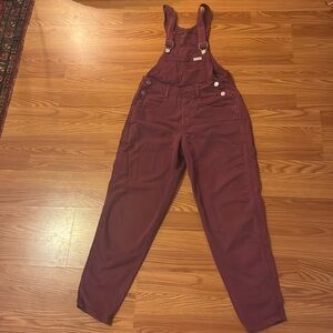 Vintage Guess Overalls | Maroon | Small